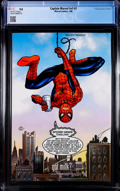 Captain Marvel #v3 #1 CGC 9.8 - Marvel Comics 1/00