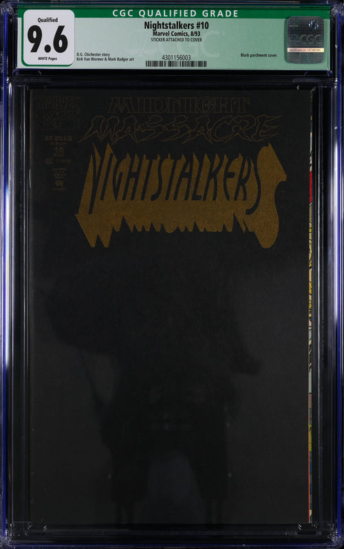 Night Stalkers #10 CGC Qualified 9.6 - Marvel Comics 8/93