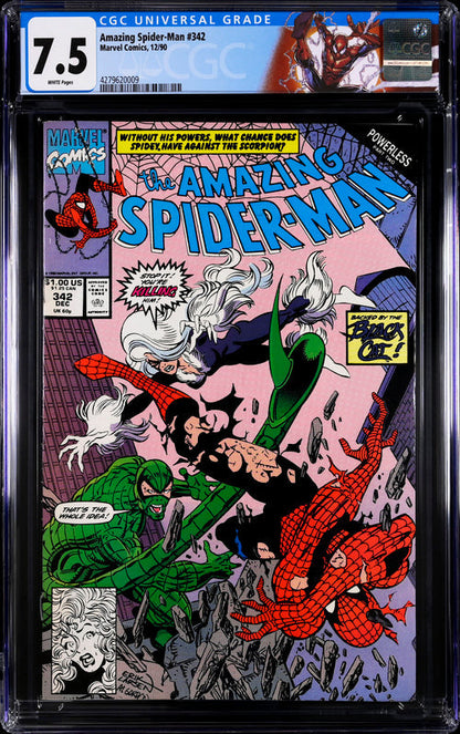 Amazing Spider-Man #342 CGC 7.5 - Marvel Comics 12/90