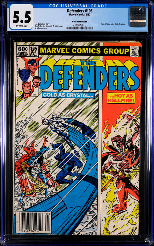 Defenders #105 Newsstand Edition  CGC 5.5 - Marvel Comics 3/82