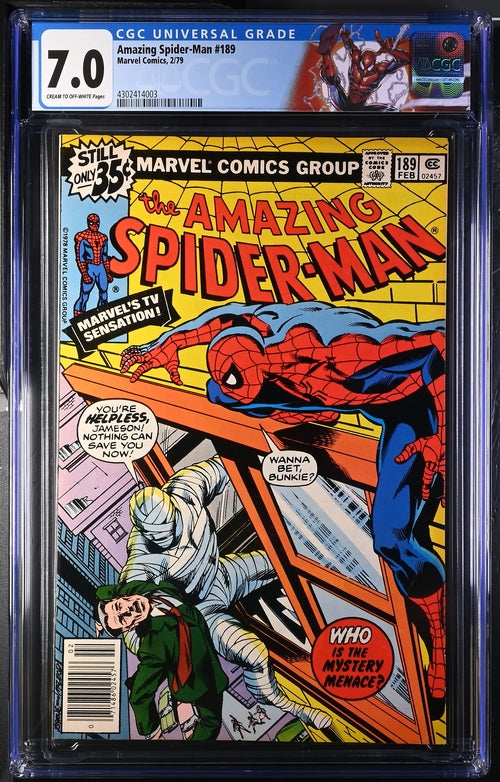 Amazing Spider-Man #189 CGC 7.0 - Marvel Comics 2/79