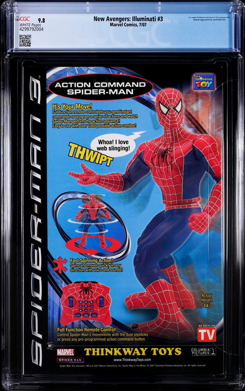 New Avengers Illuminati #3 CGC 9.8 - Marvel Comics 7/07