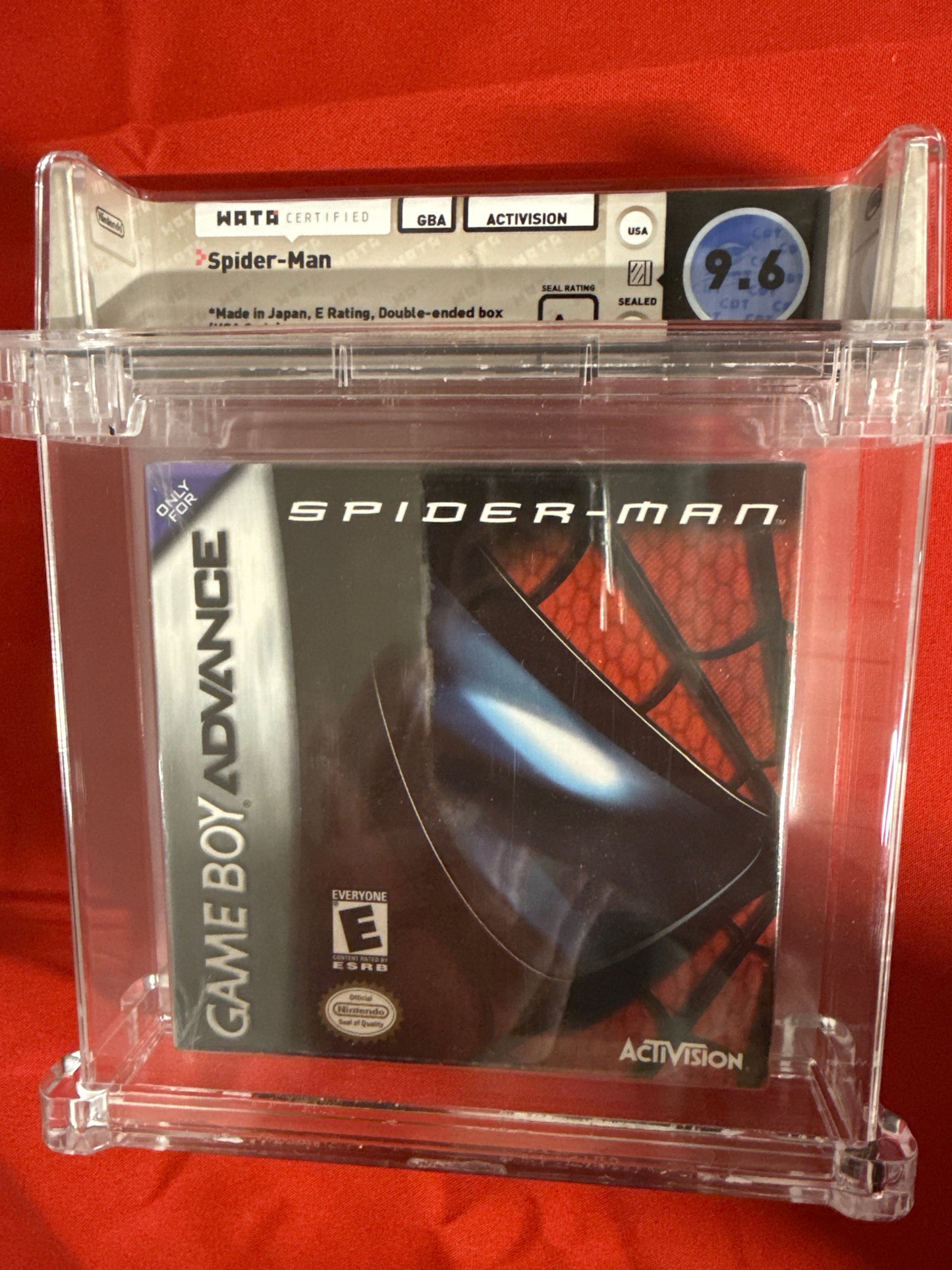 Spider-Man WATA 9.6 A+ - Nintendo Gameboy Advance