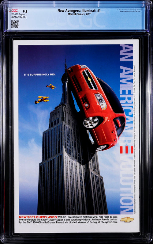 New Avengers: Illuminati #1 CGC 9.8 - Marvel Comics 2/07