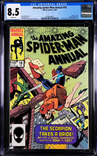 Amazing Spider-Man Annual #18 CGC 8.5 - Marvel Comics 12/84