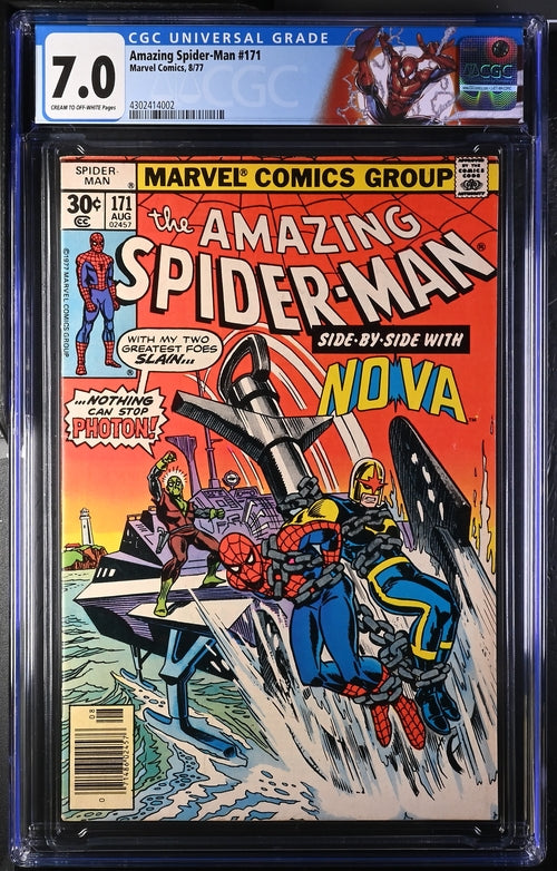 Amazing Spider-Man #171 CGC 7.0 - Marvel Comics 8/77
