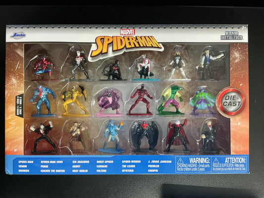 Marvel - Spiderman Nano Die-Cast Mini Figures