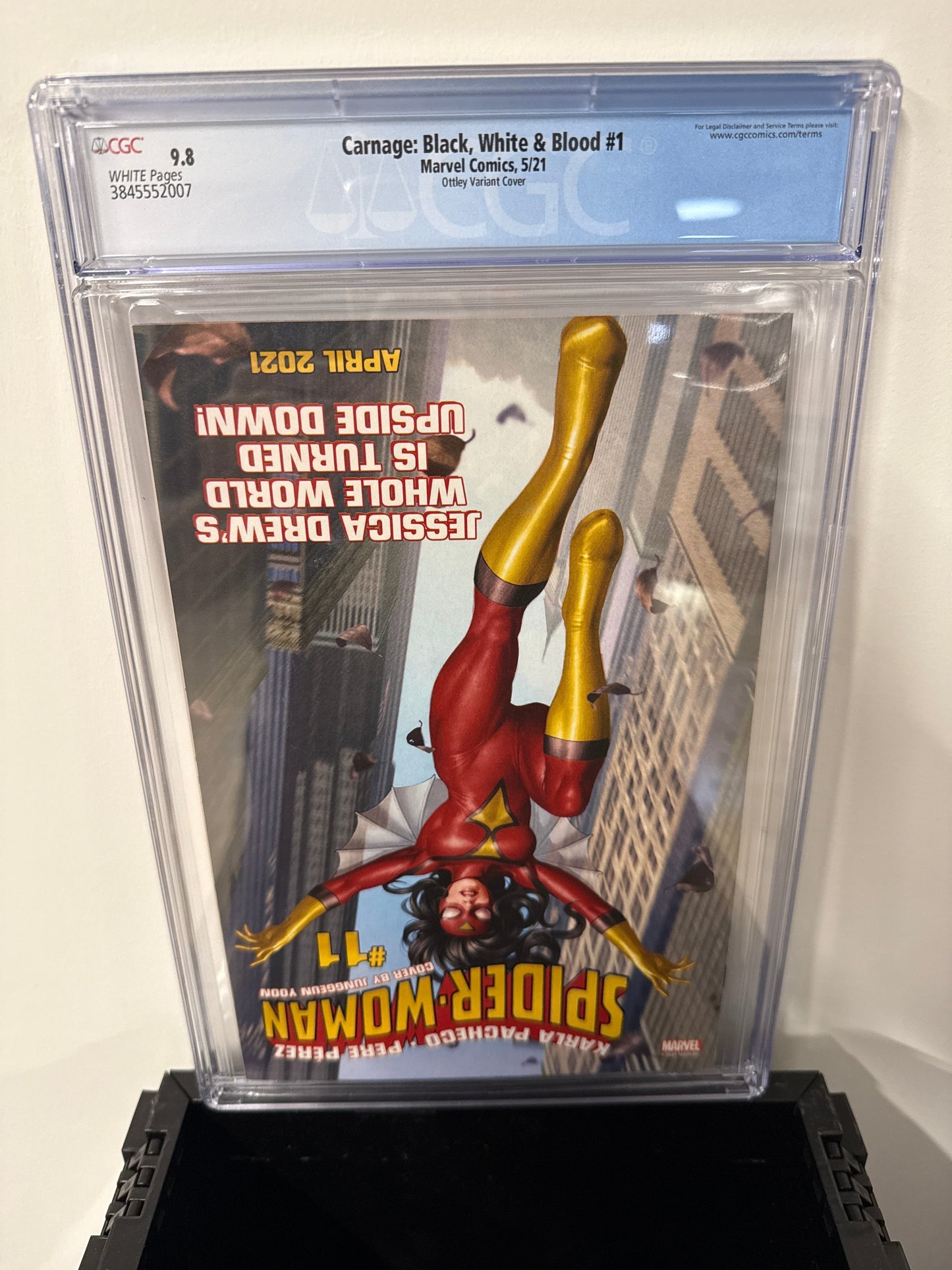 Carnage: Black, White & Blood #1 Ottley Variant Cover CGC 9.8 - Marvel Comics 5/21