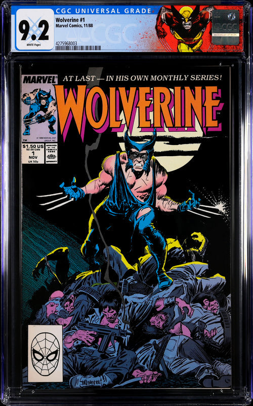 Wolverine #1 CGC 9.2 - Marvel Comics 11/88