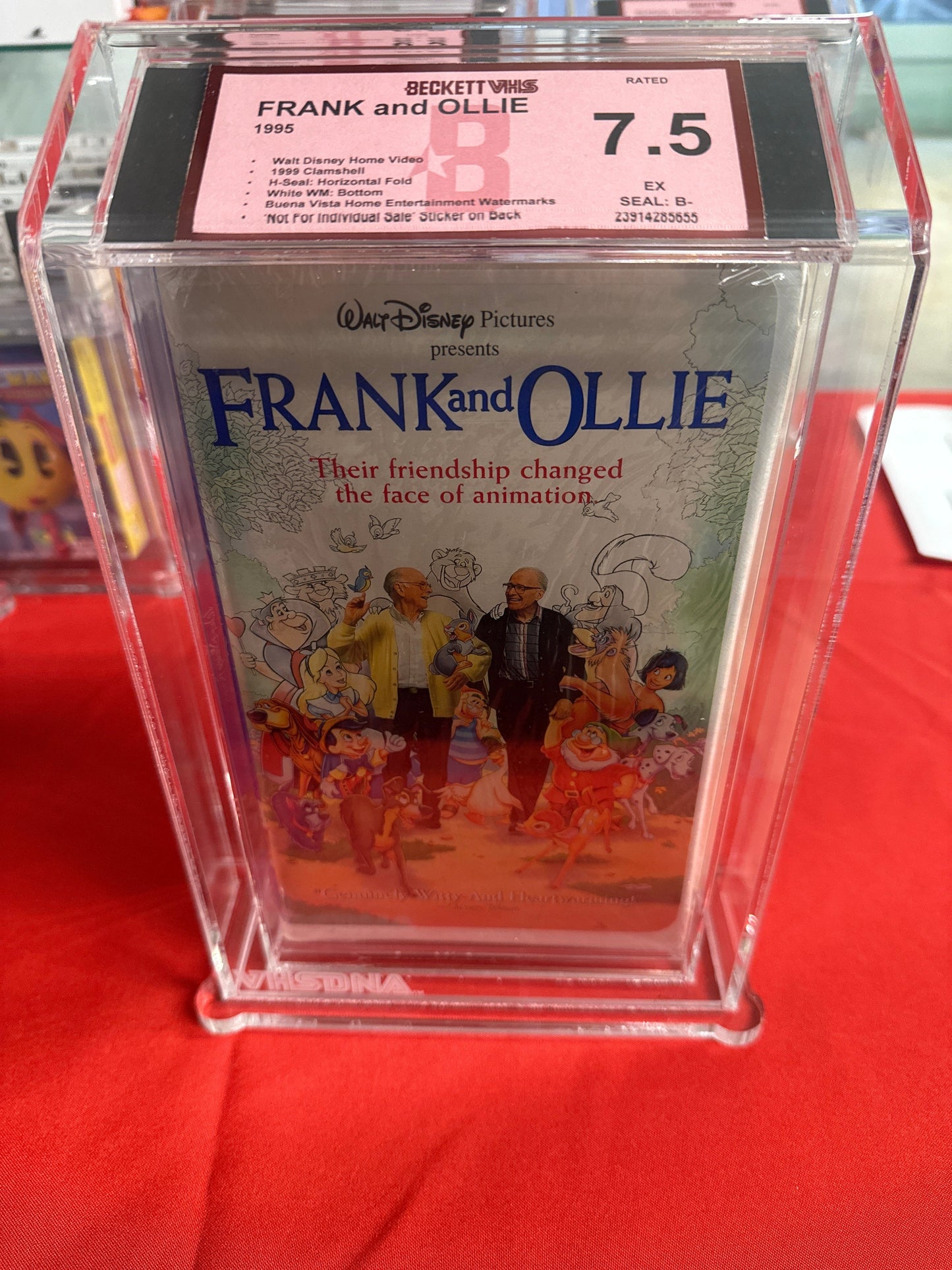 Frank and Ollie 1995 Beckett VHS 7.5 EX