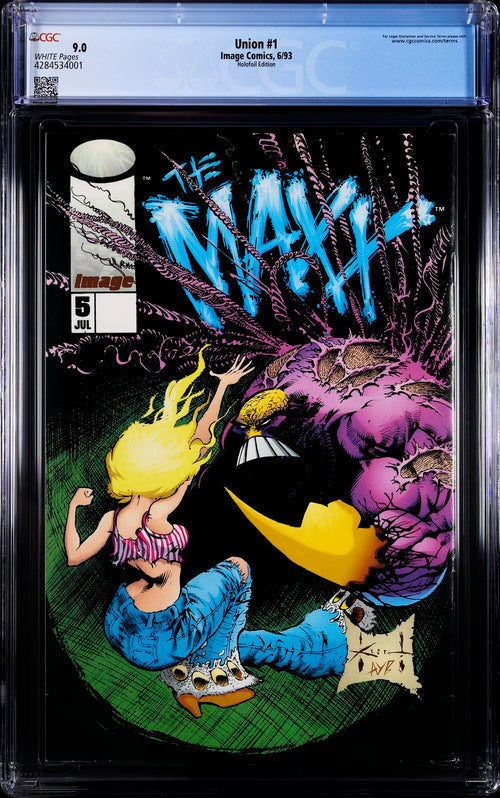 Union #1 Holofoil Edition CGC 9.0 - Image Comics 6/93