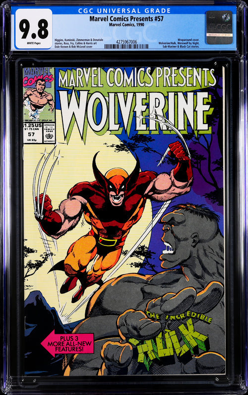 Marvel Comics Presents #57 CGC 9.8 - Marvel Comics 1990