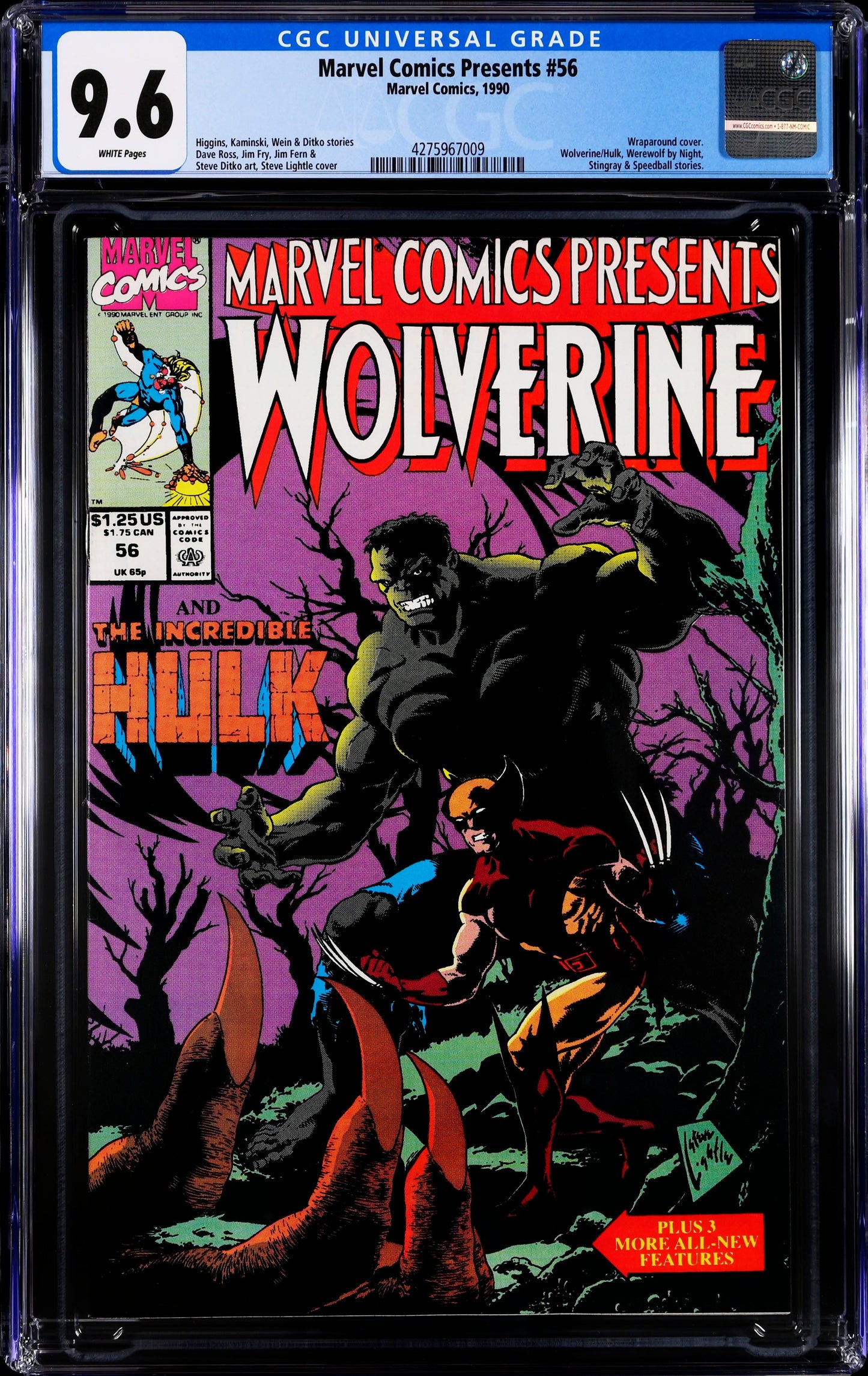 Marvel Comics Presents #56 CGC 9.6 - Marvel Comics 1990