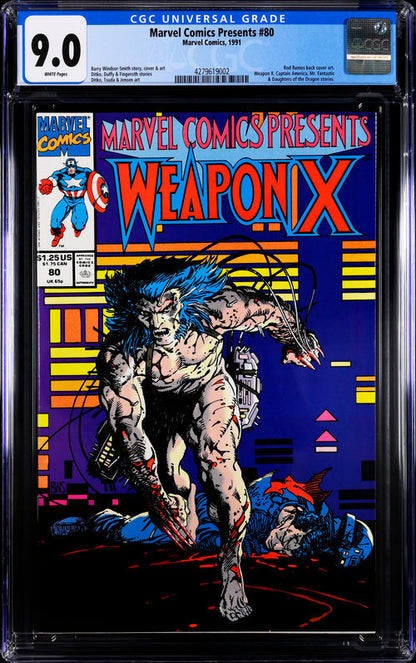 Marvel Comics Presents #80 CGC 9.0 - Marvel Comics 1991