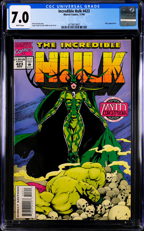 Incredible Hulk #423 CGC 7.0 - Marvel Comics 11/94