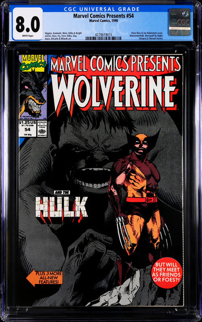 Marvel Comics Presents #54 CGC 8.0 - Marvel Comics 1990