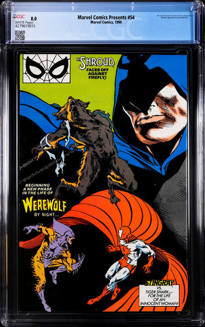 Marvel Comics Presents #54 CGC 8.0 - Marvel Comics 1990