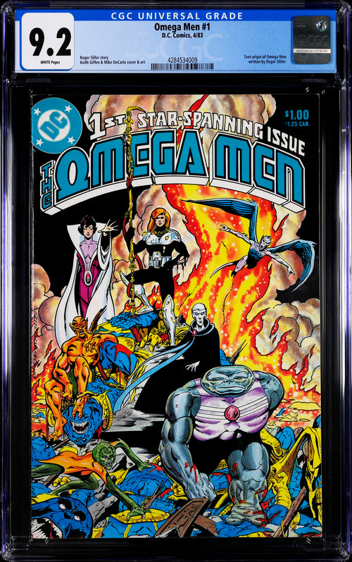Omega Men #1 CGC 9.2 - DC Comics 4/83