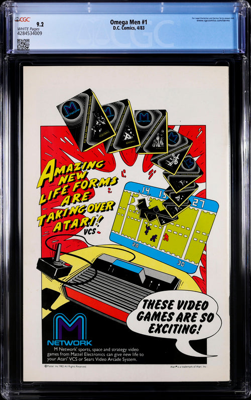 Omega Men #1 CGC 9.2 - DC Comics 4/83