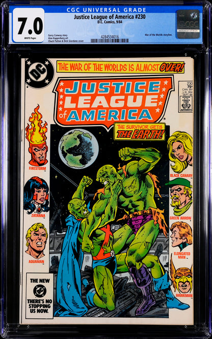 Justice League of America #230 CGC 7.0 - DC Comics 9/84