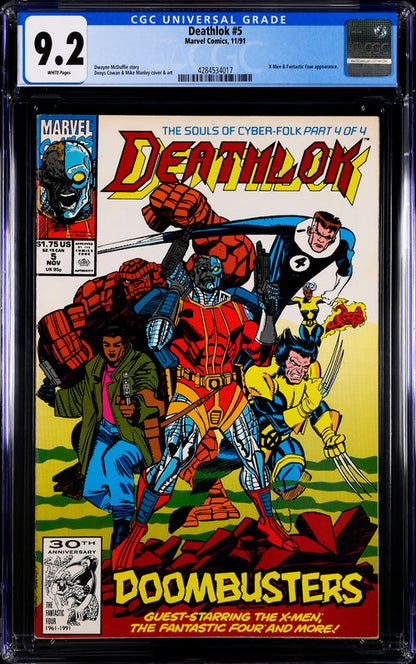 Deathlok #5 CGC 9.2 - Marvel Comics 11/91
