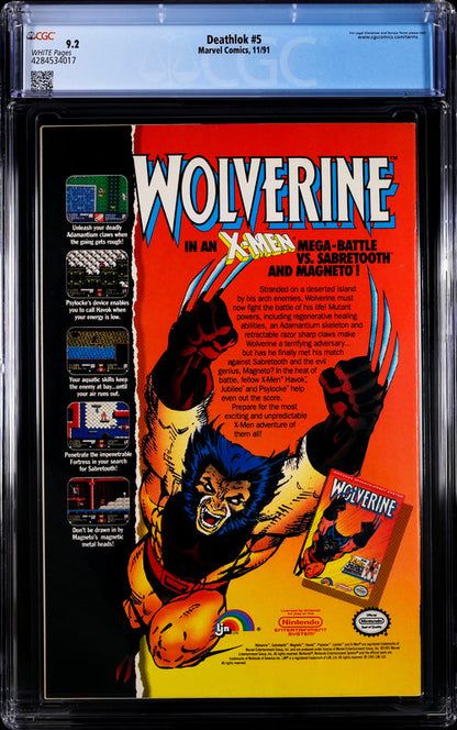 Deathlok #5 CGC 9.2 - Marvel Comics 11/91