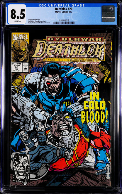 Deathlok #20 CGC 8.5 - Marvel Comics 2/93