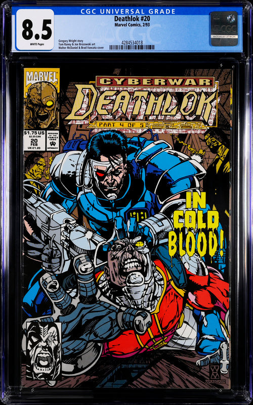 Deathlok #20 CGC 8.5 - Marvel Comics 2/93