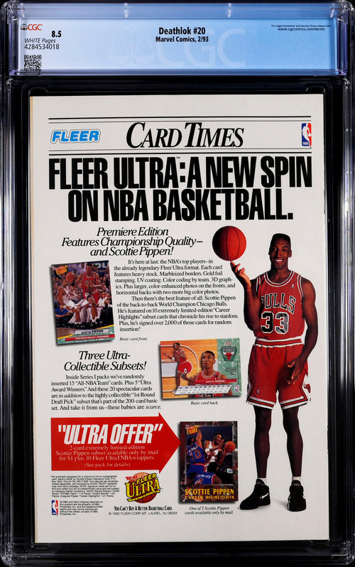 Deathlok #20 CGC 8.5 - Marvel Comics 2/93