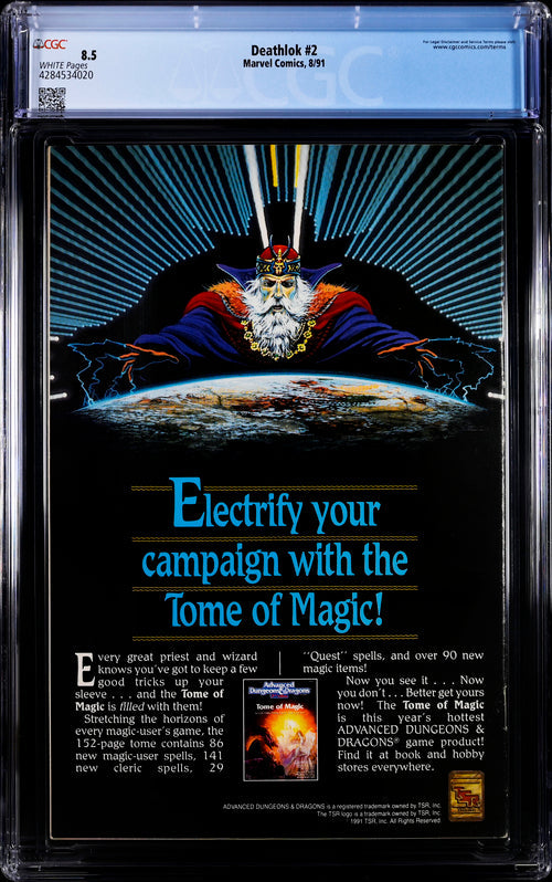 Deathlok #2 CGC 8.5 - Marvel Comics 8/91