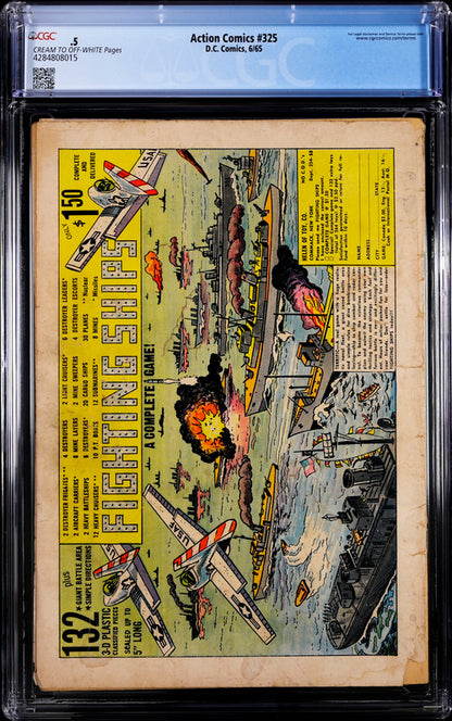 Action Comics #325 CGC 0.5 - DC Comics 6/65