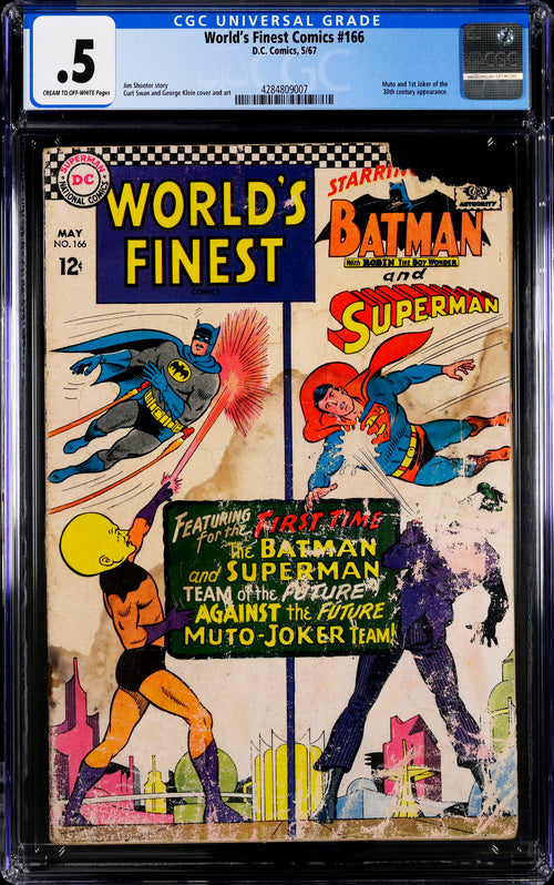 World's Finest Comics #166 CGC 0.5 - DC Comics 5/67