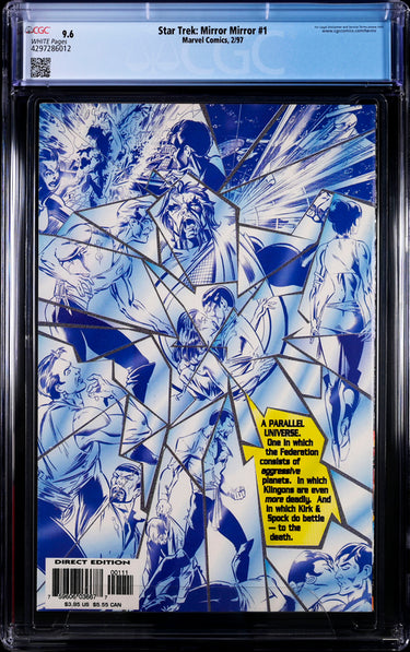 Star Trek: Mirror Mirror #1 CGC 9.6 - Marvel Comics 2/97