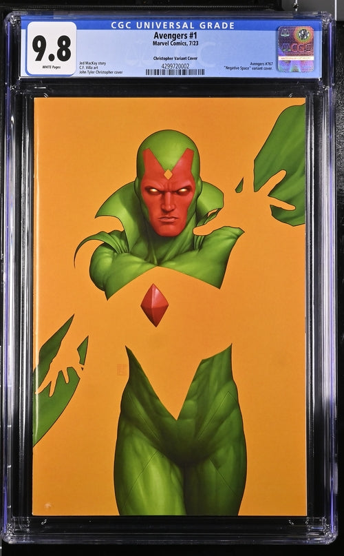 Avengers #1 Christopher Variant Cover CGC 9.8 - Marvel Comics 7/23