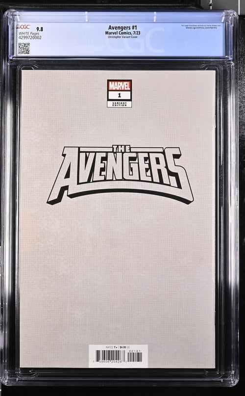 Avengers #1 Christopher Variant Cover CGC 9.8 - Marvel Comics 7/23