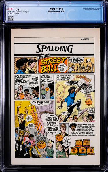 What If? #10 CGC 7.5 - Marvel Comics 8/78