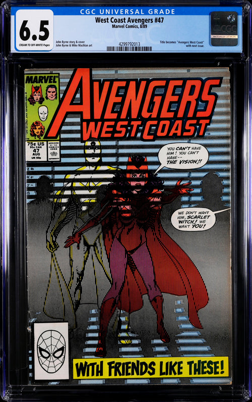 West Coast Avengers #47 CGC 6.5 - Marvel Comics 8/89
