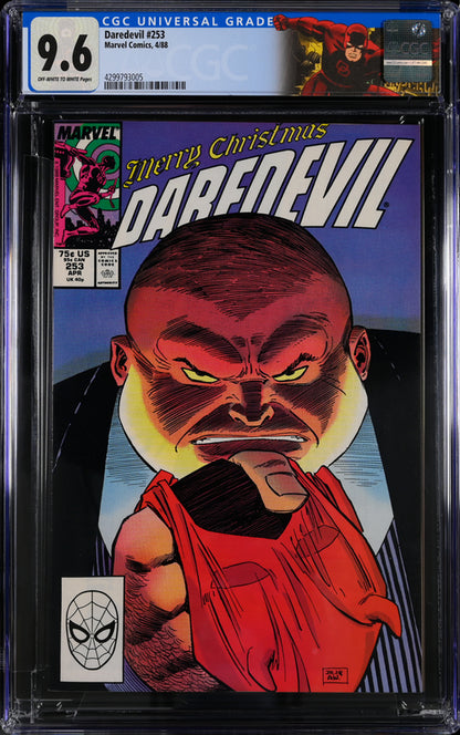 Daredevil #253 CGC 9.6 - Marvel Comics 4/88