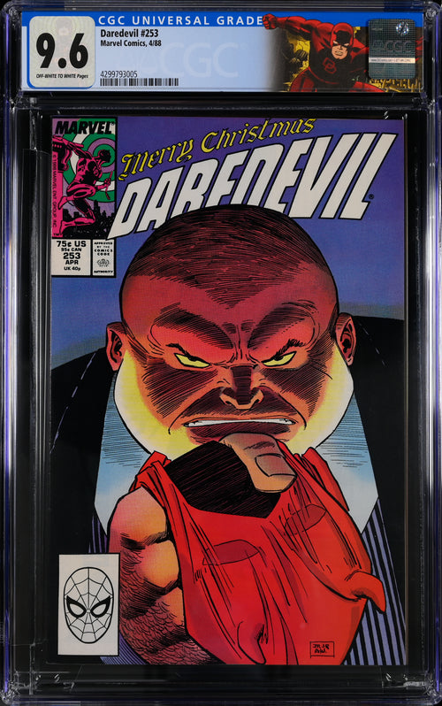 Daredevil #253 CGC 9.6 - Marvel Comics 4/88