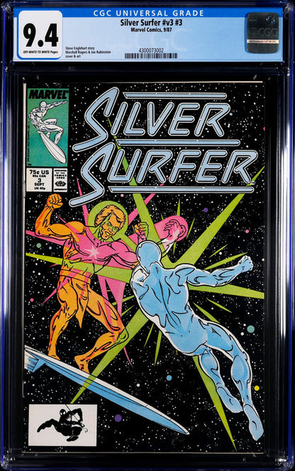 Silver Surfer #3 V3 CGC 9.4 - Marvel Comics 9/87