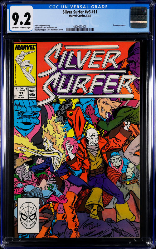 Silver Surfer #11 V3 CGC 9.2 - Marvel Comics 5/88