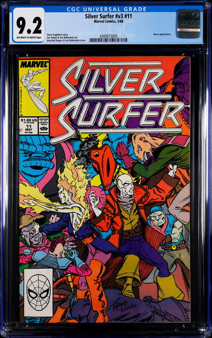 Silver Surfer #11 V3 CGC 9.2 - Marvel Comics 5/88