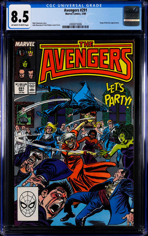 Avengers #291 CGC 8.5 - Marvel Comics 5/88