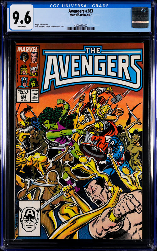 Avengers #283 CGC 9.6 - Marvel Comics 9/87