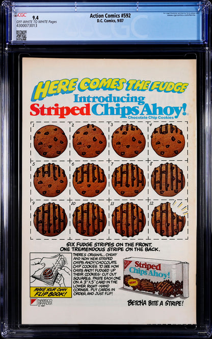 Action Comics #592 CGC 9.4 - DC Comics 9/87