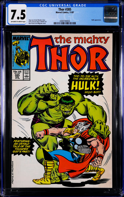Thor #385 CGC 7.5 - Marvel Comics 11/87