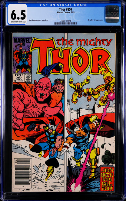 Thor #357 CGC 6.5 - Marvel Comics 7/85