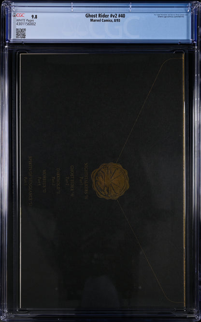 Ghost Rider #v2 #40  CGC 9.8 - Marvel Comics 8/93