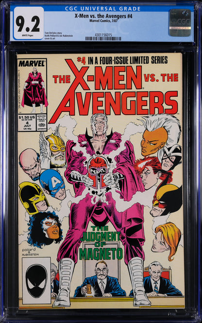 X-Men vs. the Avengers #4 CGC 9.2 - Marvel Comics 7/87