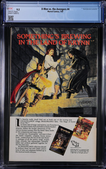 X-Men vs. the Avengers #4 CGC 9.2 - Marvel Comics 7/87